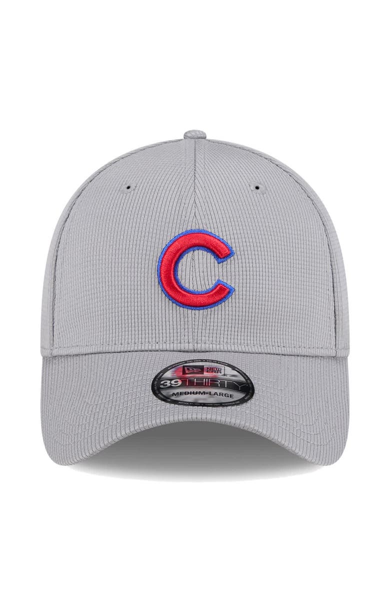 New Era Men's New Era Gray Chicago Cubs Active Pivot 39THIRTY Flex Hat, Alternate, color, Gray