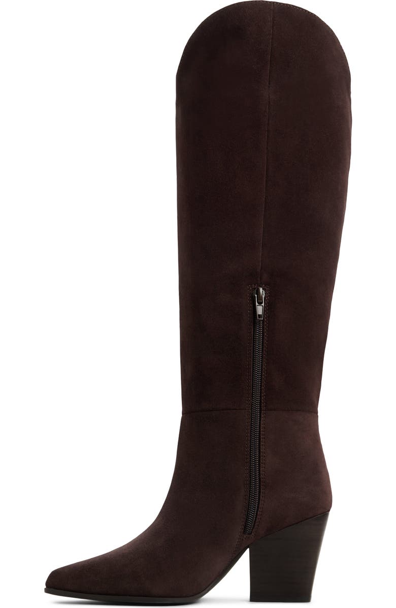 ALDO Kaely Knee High Boot, Alternate, color, Dark Brown