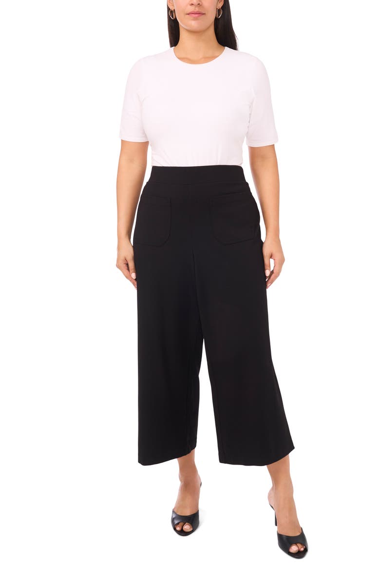 Patch Pocket Pull-On Pants, Alternate, color, RICH BLACK