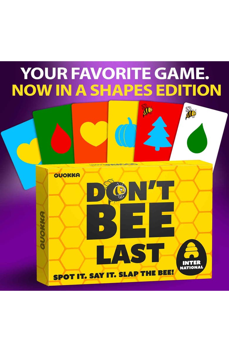 Quokka Dont Bee Last Card Game for Kids and Family - Fast-Paced Party Game, Alternate, color, Global 72