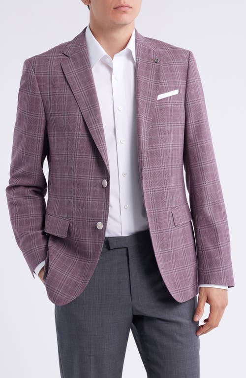 Hugo Boss Boss Hutson Plaid Virgin Wool Sport Coat