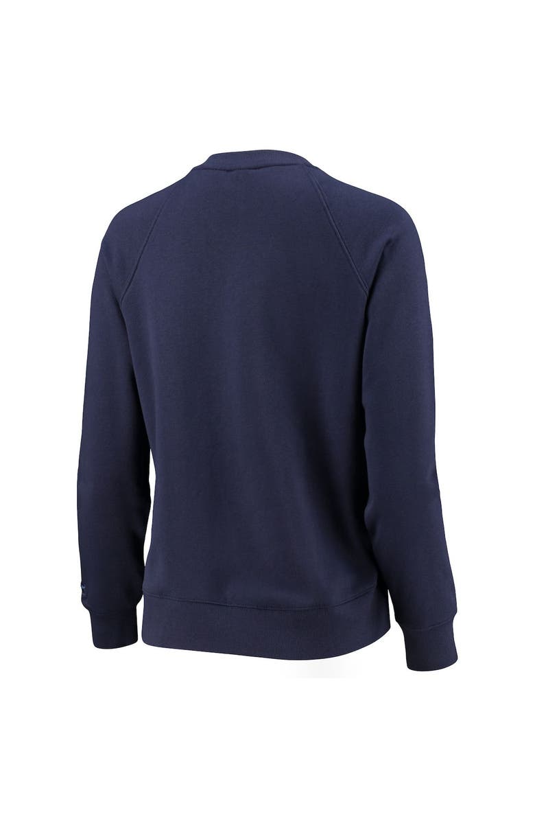 Under Armour Women's Under Armour Navy Auburn Tigers All Day Fleece Raglan Pullover Sweatshirt, Alternate, color, 