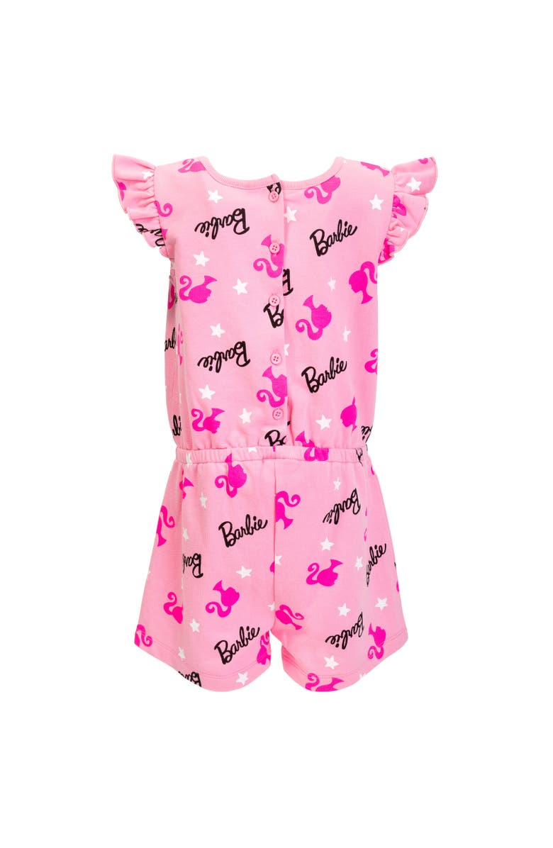 Barbie Sleeveless Skater Romper, Alternate, color, Pink