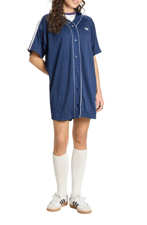 Pinstripe Baseball Minidress