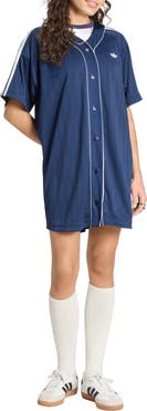 adidas Originals Pinstripe Baseball Minidress
