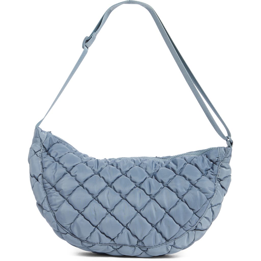 Urban Expressions Handbags Half Moon Quilted Shoulder Bag