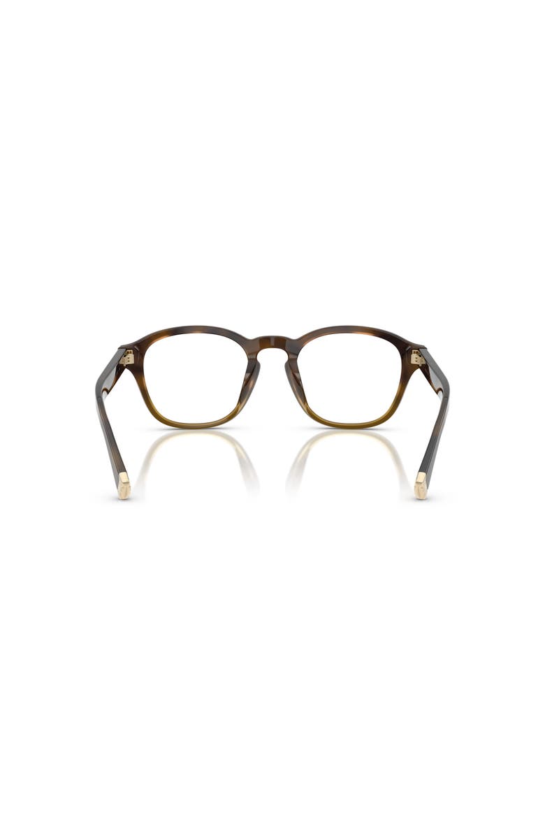 Brunello Cucinelli 50mm Square optical glasses, Alternate, color, Green