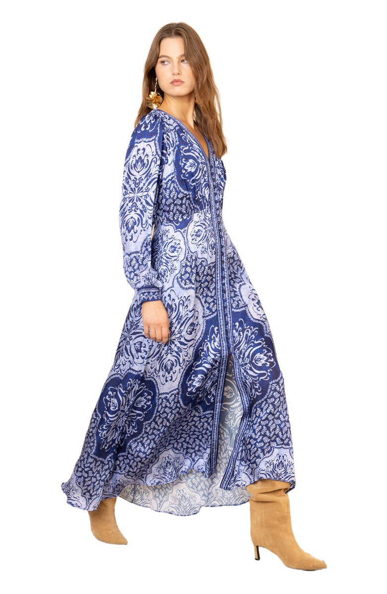 Hale Bob Noor Charmeuse Dress, Alternate, color,