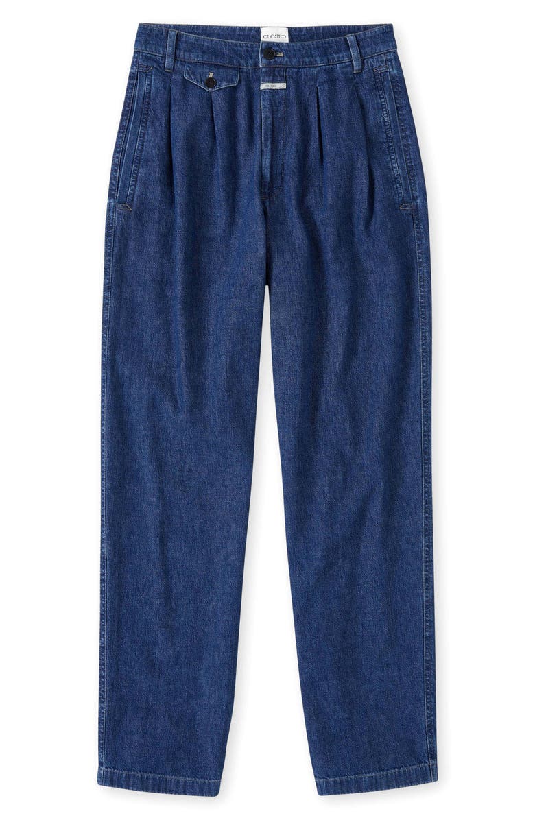 Closed Rhoone High Waist Tapered Leg Jeans, Alternate, color, Mid Blue