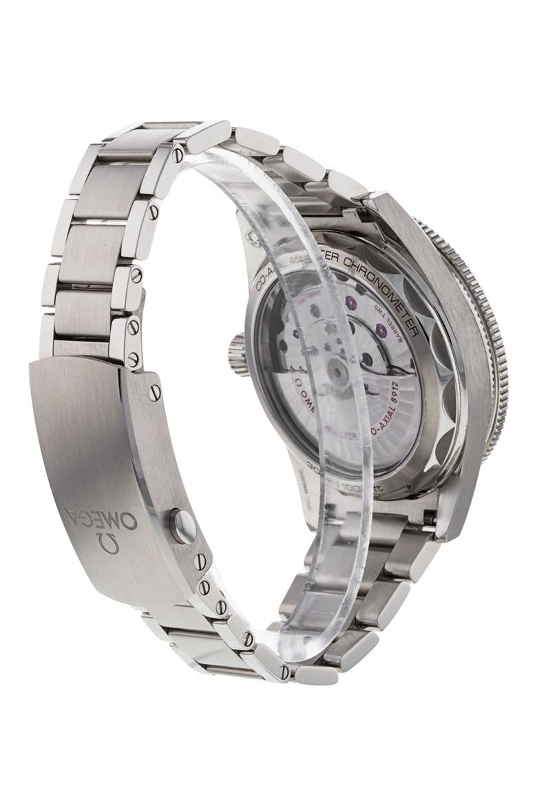 Omega Preowned Seamaster 300 Bracelet Watch, 41mm, Alternate, color, BLACK/SILVER