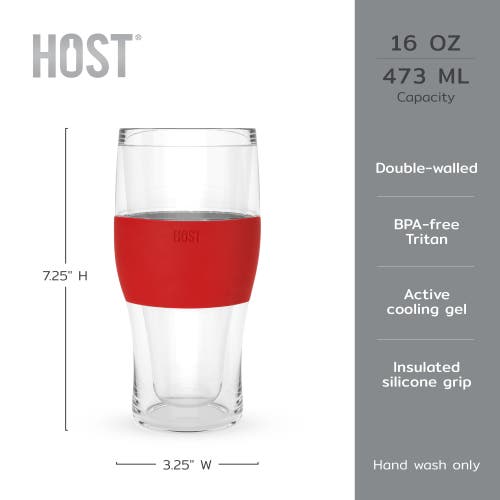 Host Beer Freeze Cooling Cup Set Of 2