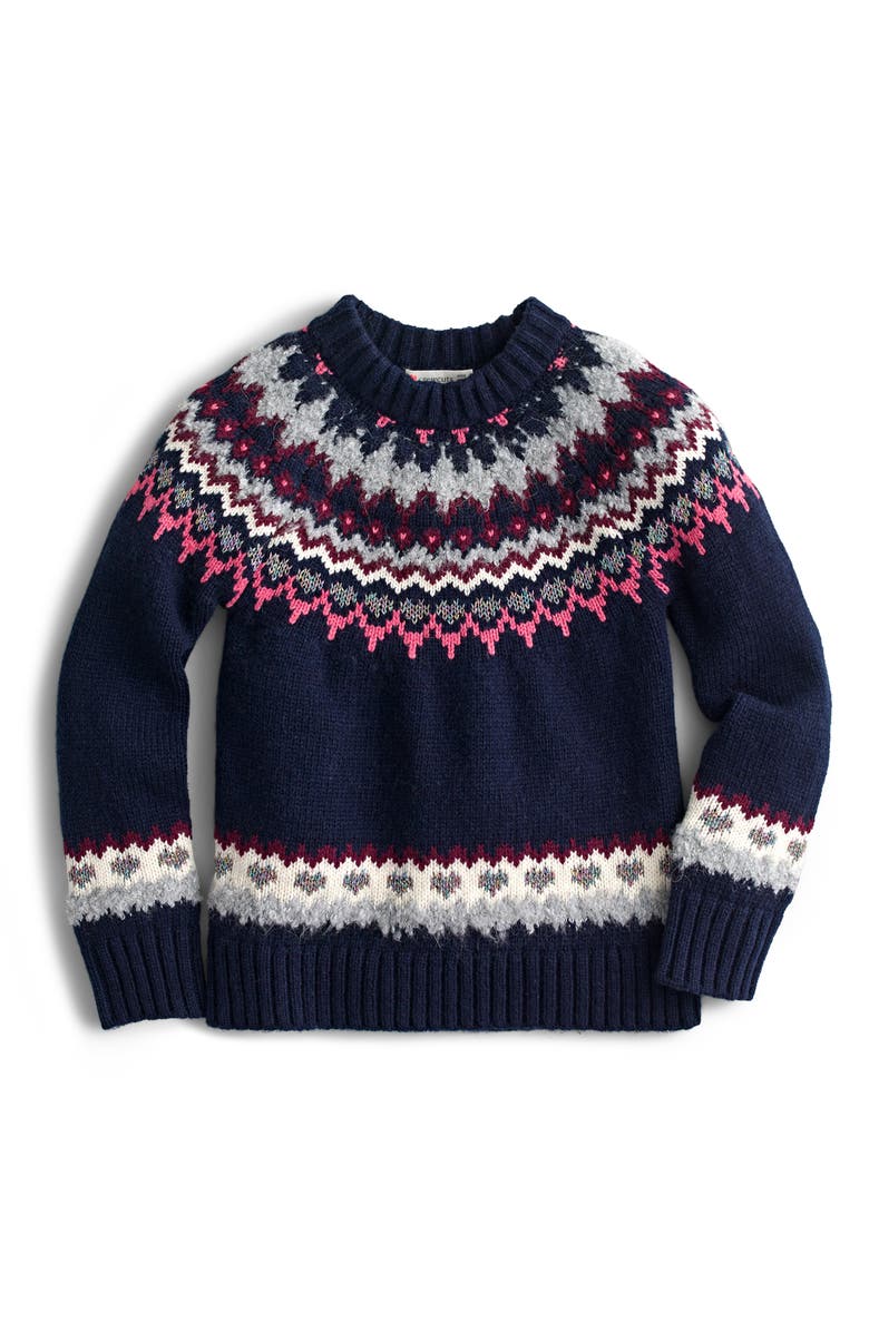 crewcuts by J.Crew Fair Isle Sweater, Main, color, 