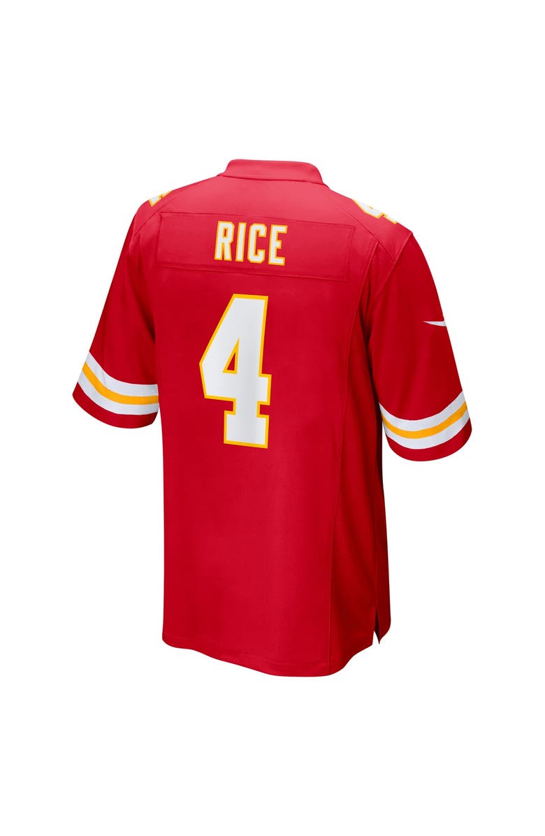 Nike Men's Nike Rashee Rice  Red Kansas City Chiefs  Game Jersey, Alternate, color, Red