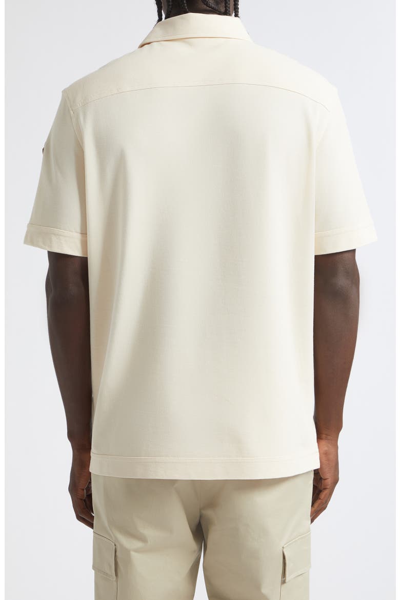 Cotton Piqué Polo, Alternate, color, IVORY