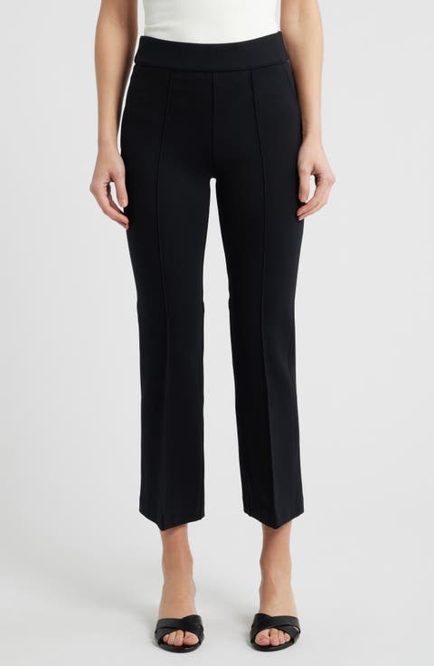 Ponte Pintuck Kick Flare Pants