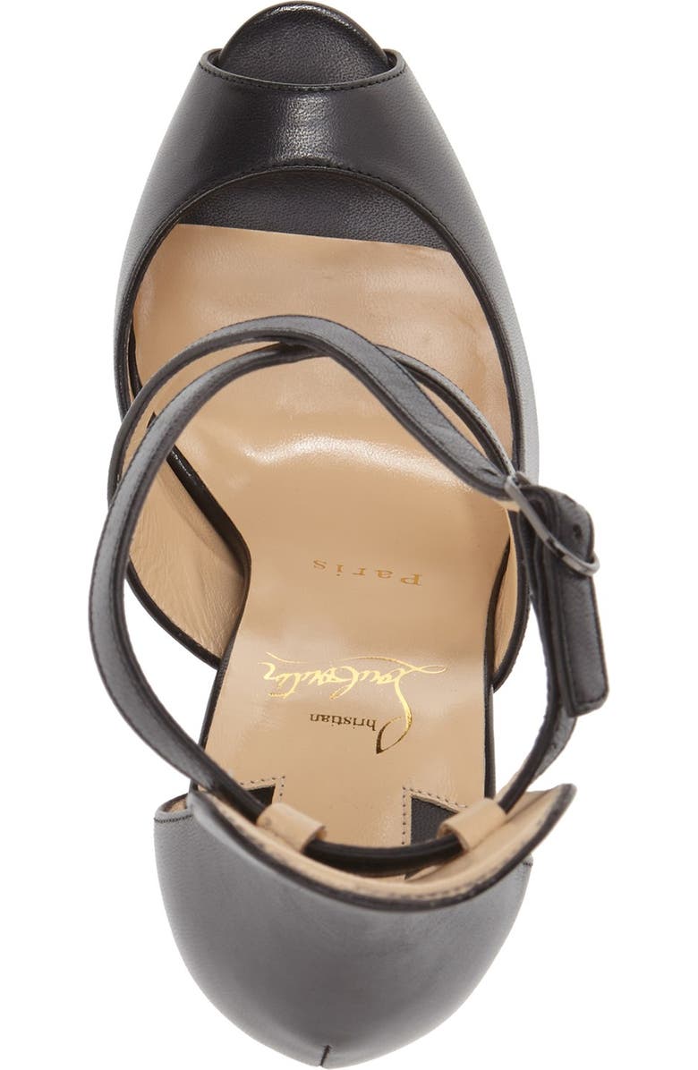 Christian Louboutin 'Marlenalta' Platform Peep Toe Pump, Alternate, color,