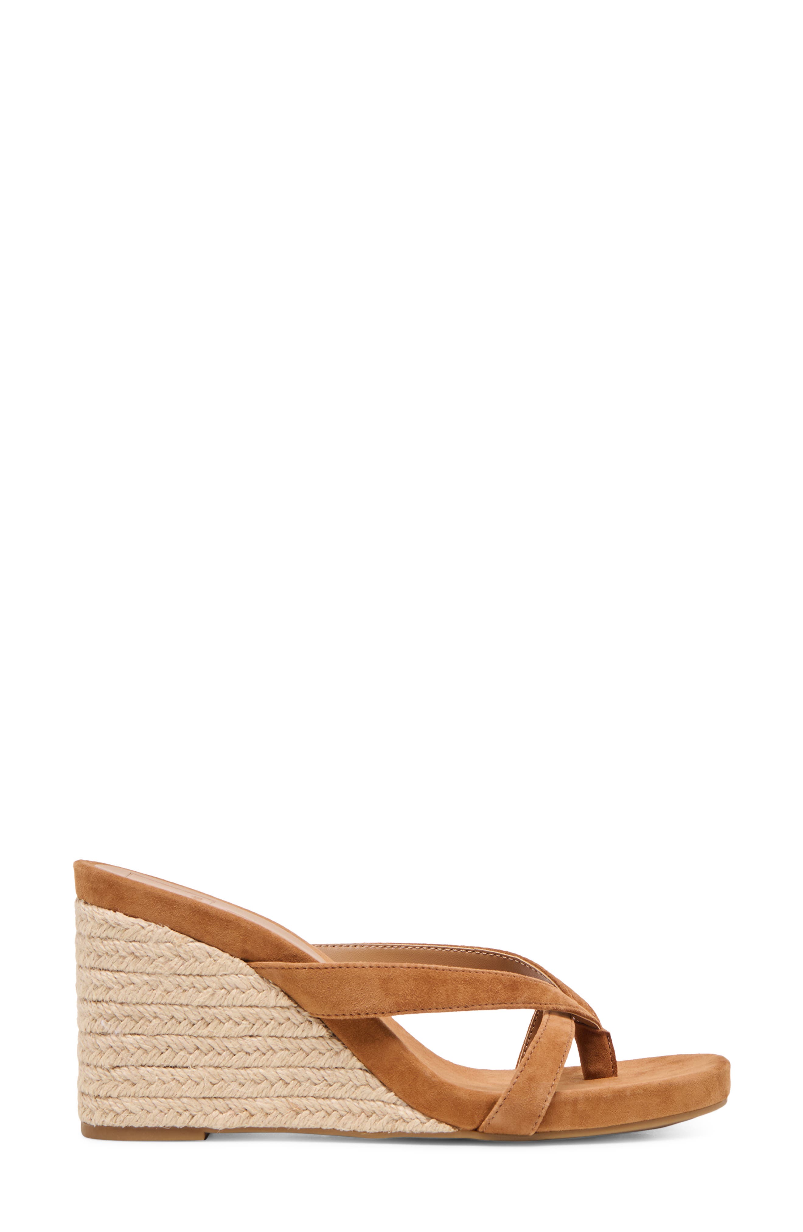 Dolce Vita Helan Espadrille Wedge, Alternate, color, Brown Suede