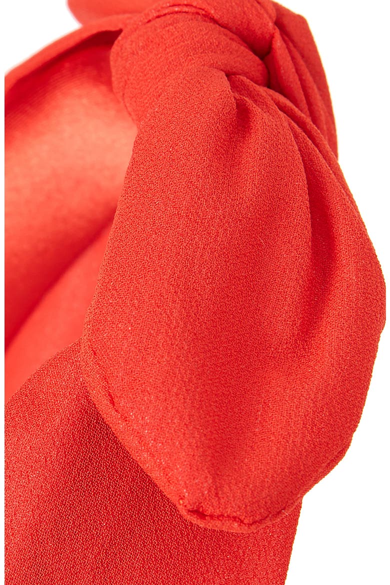 Knotted Bow Headband, Alternate, color, RED