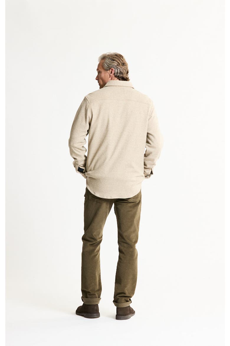 Stretch Twill Utility Overshirt, Alternate, color, BEIGE