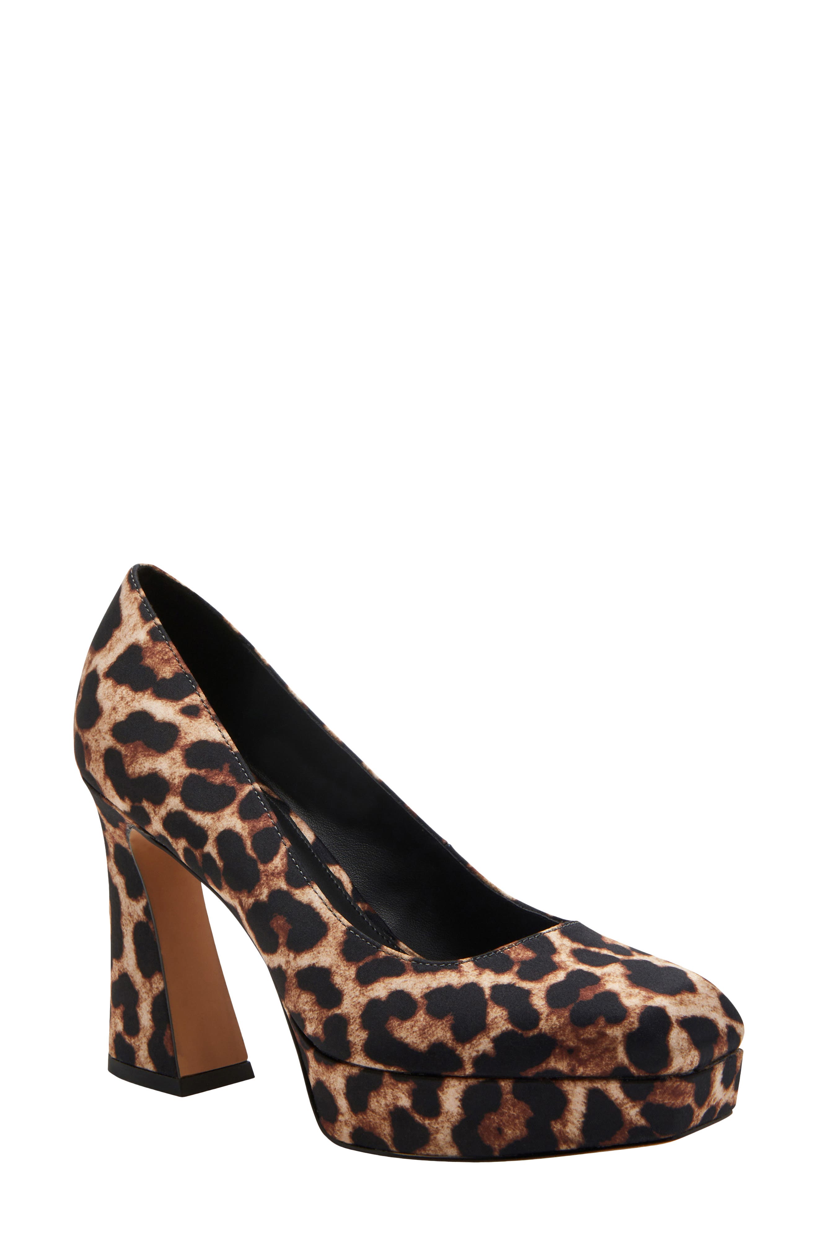 The Square Platform Pump, Main, color, COFFEE MULTI