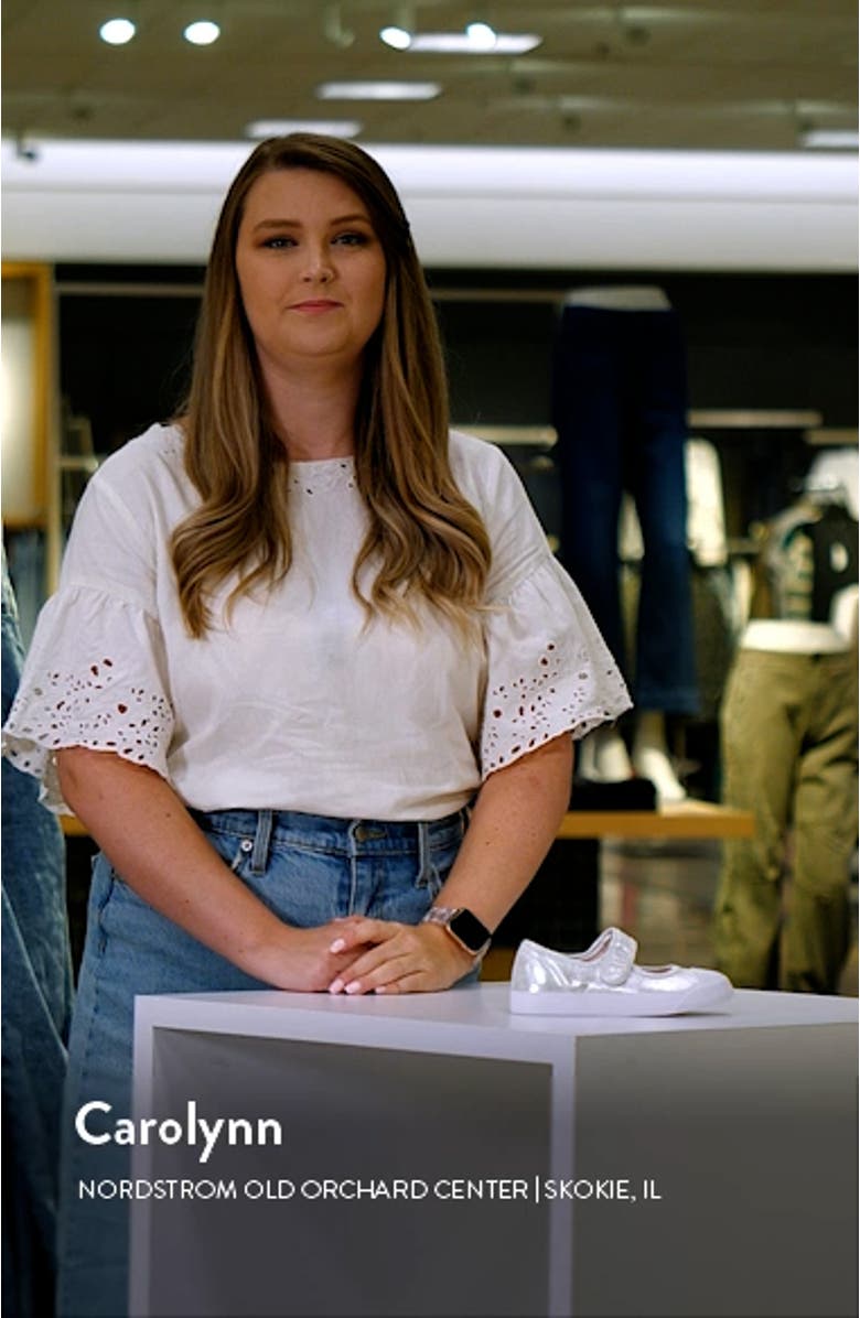 Kids' Zoeey Mary Jane Flat, sales video thumbnail