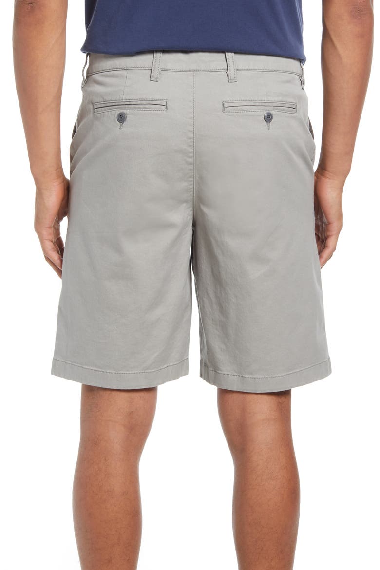 Men's Lakewashed Stretch Khaki Shorts, Alternate, color, MINERAL GRAY