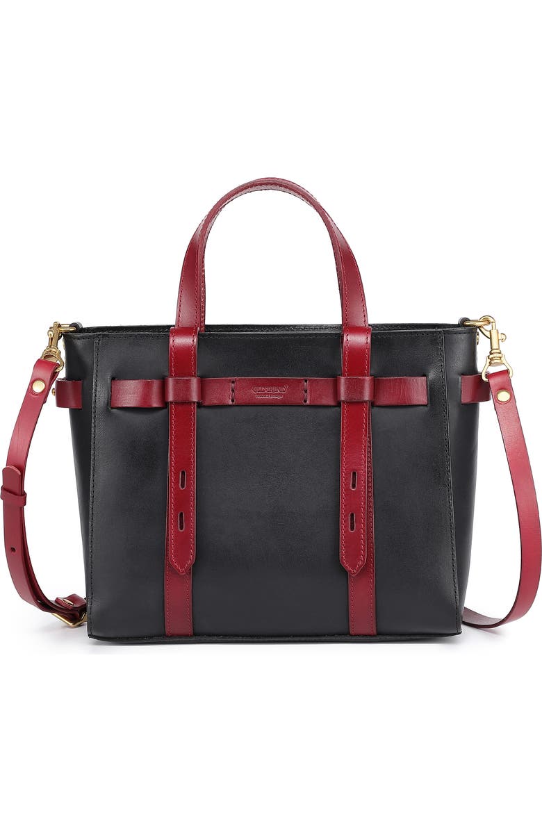 OLD TREND Westland Leather Mini Tote, Main, color, Black