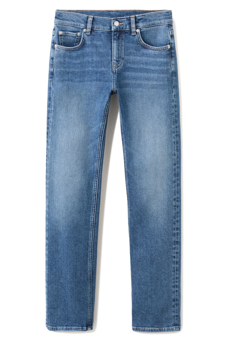 Starring Hailey Bieber Skinny Jeans, Alternate, color, MEDIUM BLUE