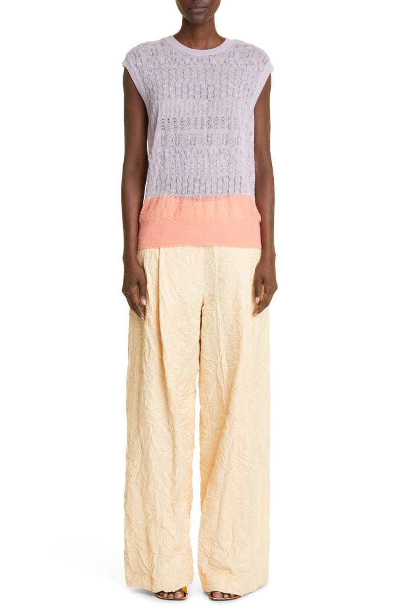 Dries Van Noten Colorblock Contrast Sleeveless Sweater, Alternate, color, 