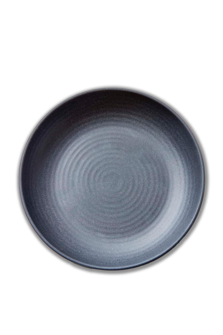 Brooklyn Charcoal Melamine Dinner Plates Dishwasher Safe, Main, color, Gray