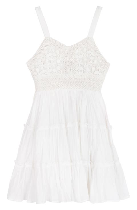 Kids' Crochet Cotton Sun Dress (Big Kid)