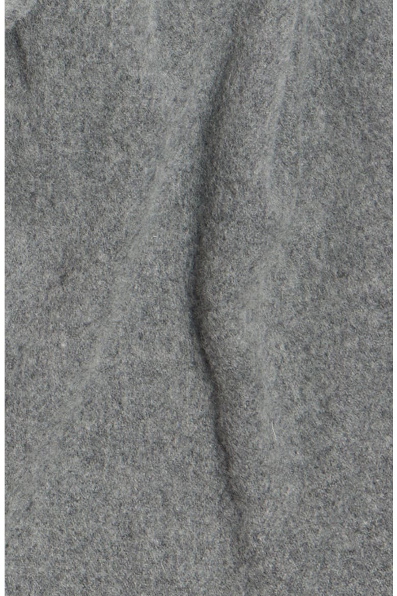 Fringe Wool Scarf, Alternate, color, GREY MELANGE