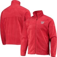 Columbia Men's Columbia Red Washington Nationals Full-Zip Flanker Jacket