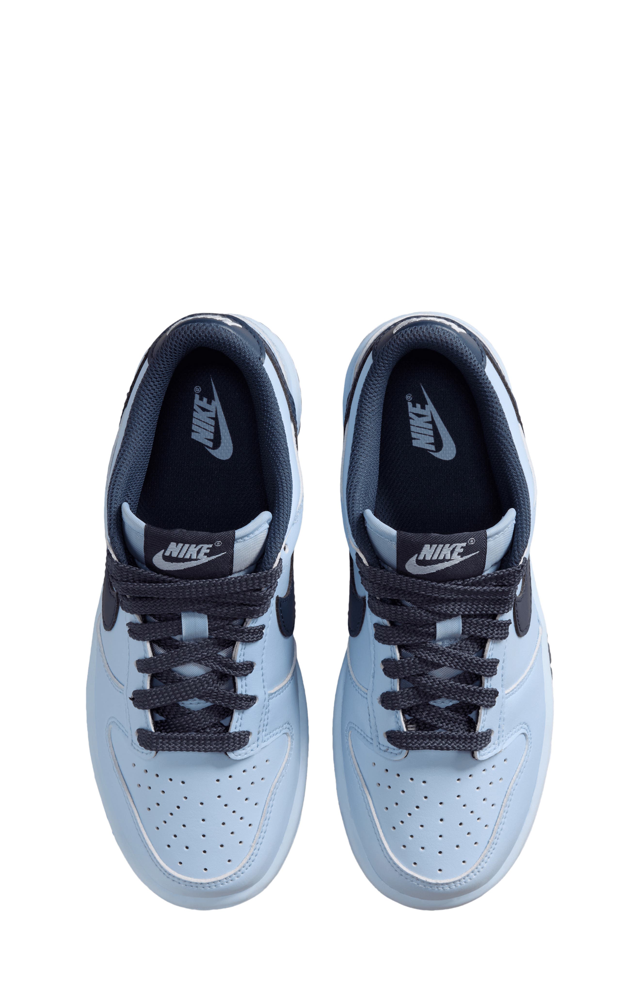Kids' Dunk Low Basketball Sneaker, Alternate, color, HYDROGEN BLUE/ BLUE/ BLUE