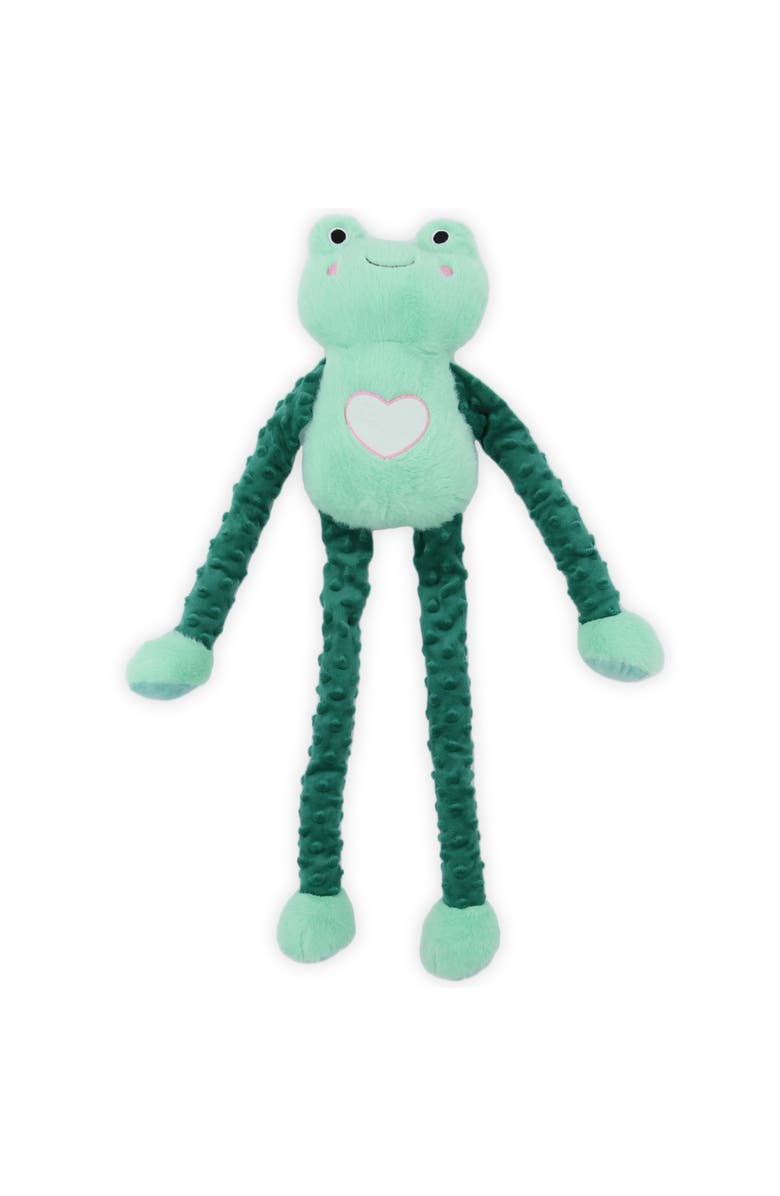 Patchwork Pet Fiona Frog, 24 Inch Dog Toy, Main, color, Multicolored