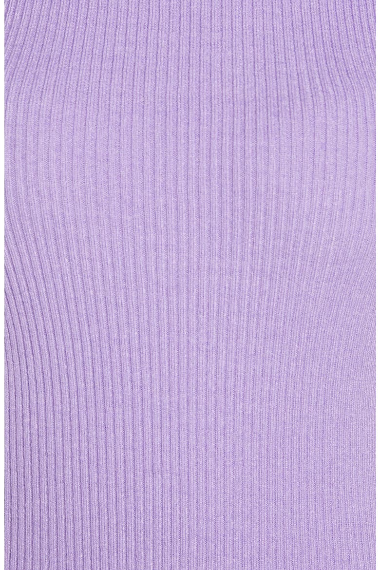 Ruffle Cuff Knit Top, Alternate, color, PURPLE