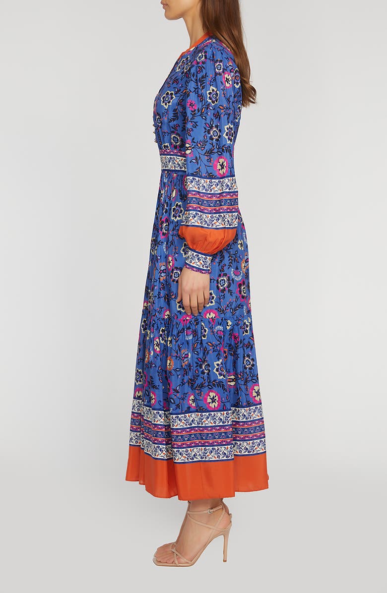 Elie Tahari
 Lace Trimmed Tiered Eyelet Maxi Dress main image 0