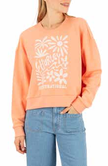 Flourish Graphic Boxy Sweatshirt