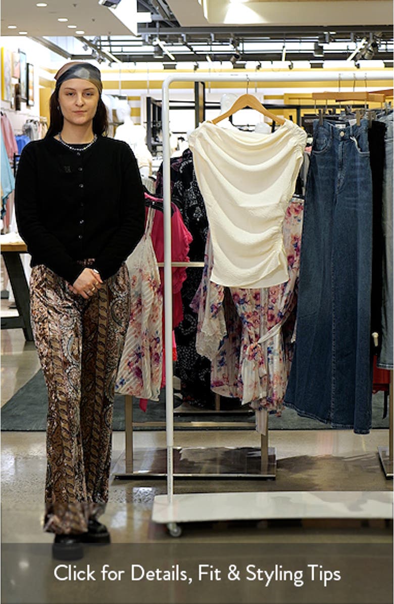 Asymmetric Off the Shoulder Ruched Top, sales video thumbnail