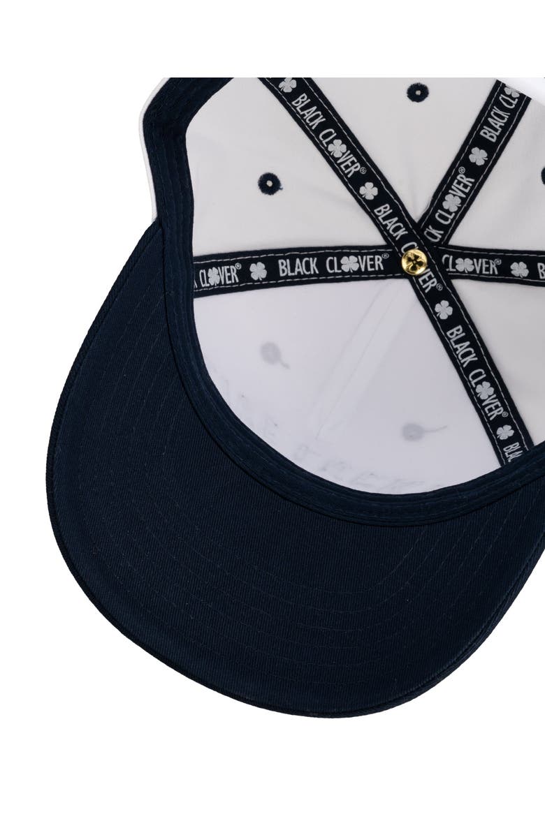 Black Clover Upside Down Luck 2 Hat, Alternate, color, White