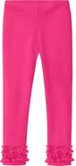 CITY THREADS Baby Girls Soft 100% Cotton Ruffle Leggings