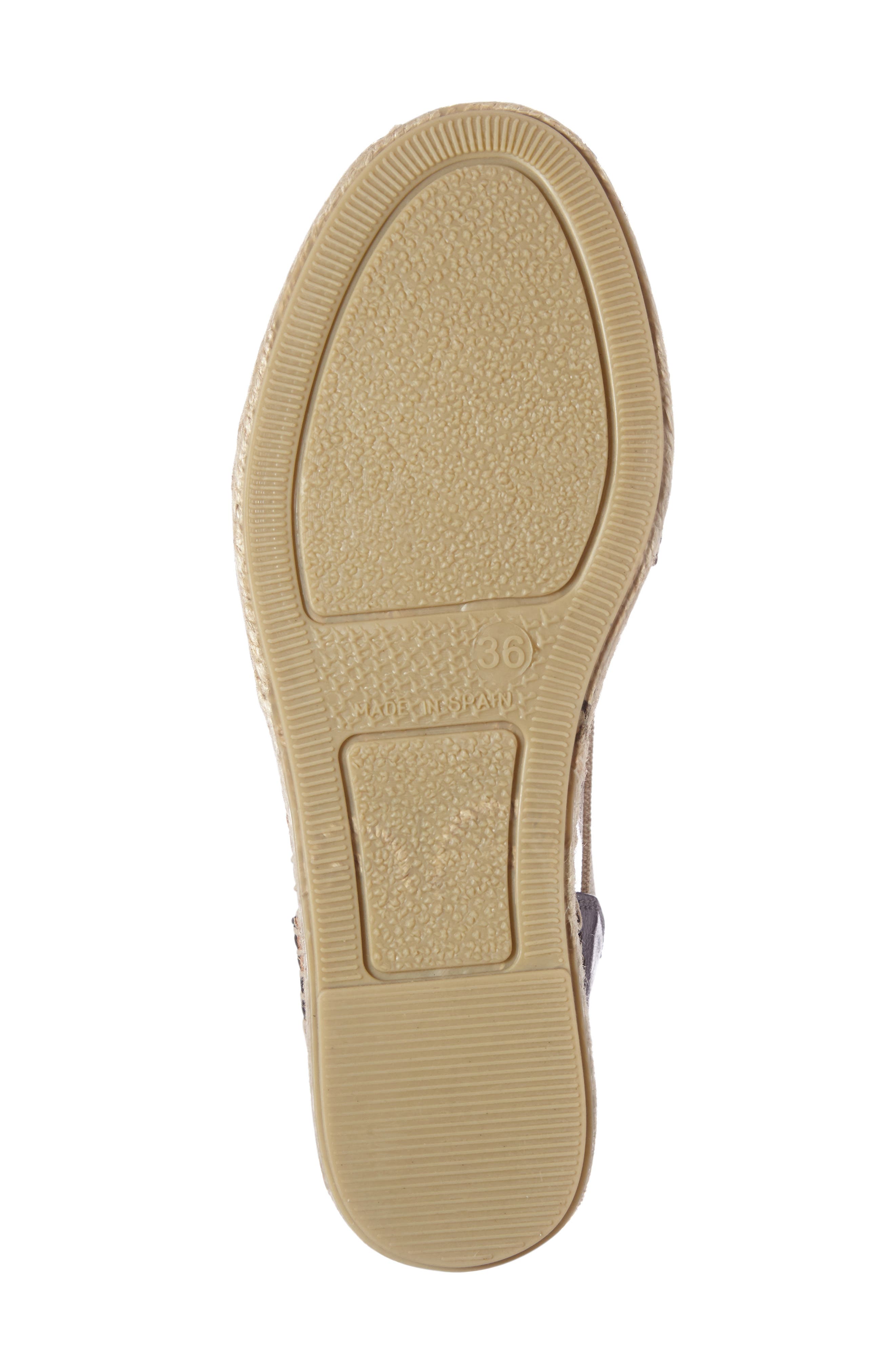 Etna Espadrille Sandal, Alternate, color, LEAD LEATHER