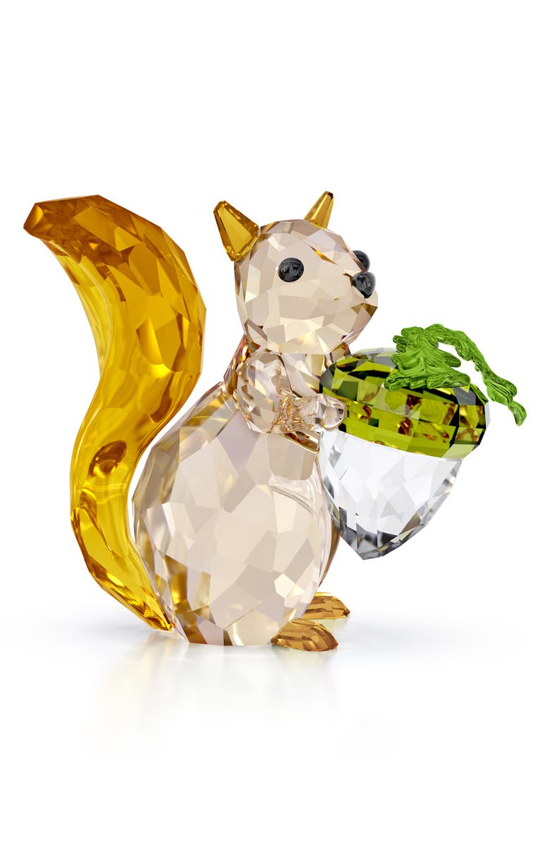 Swarovski Idyllia Squirrel & Acorn, Main, color, Multicolored