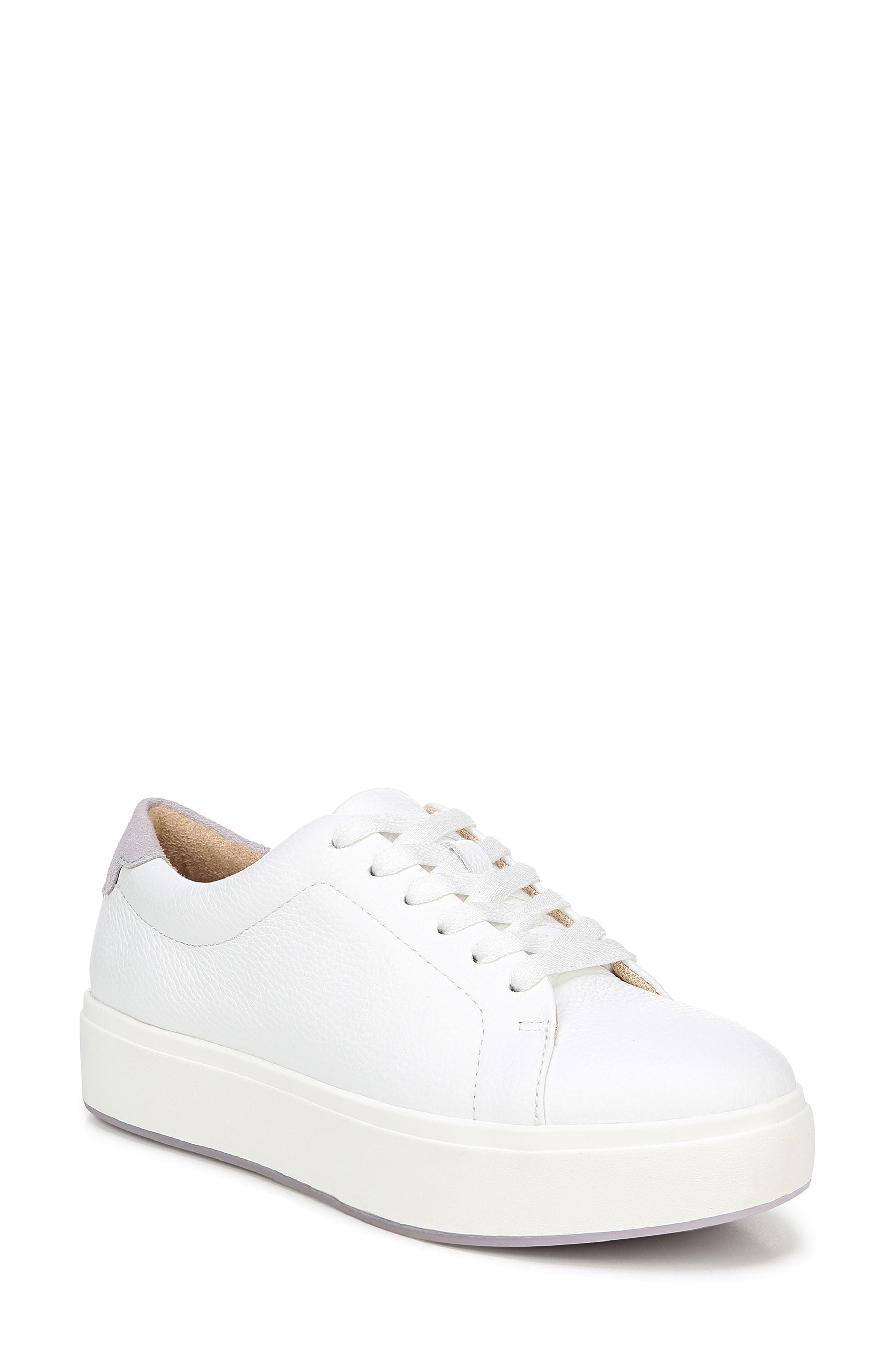 Abbot Luxe Platform Sneaker, Main, color, WHITE LEATHER