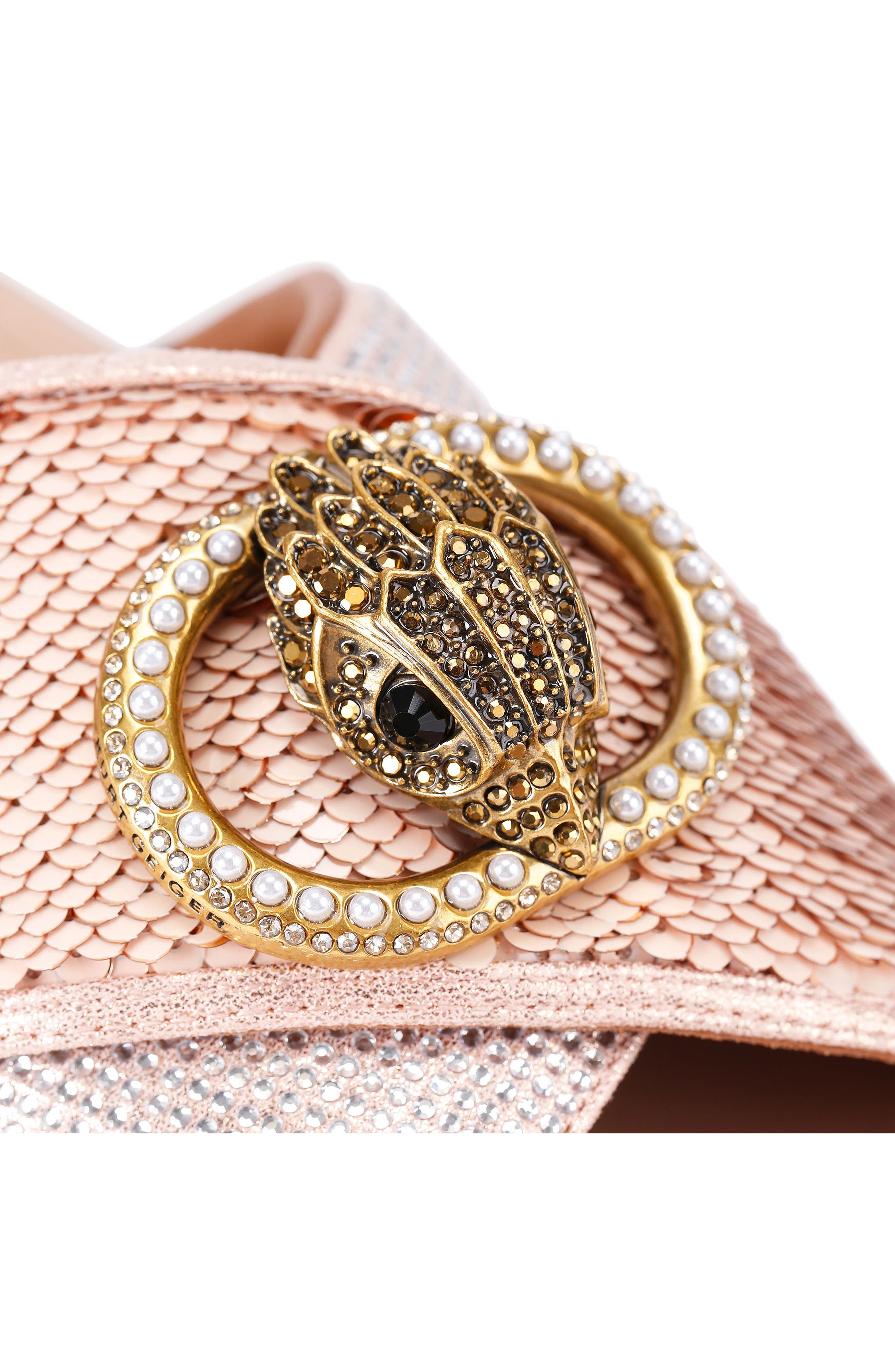 Kurt Geiger London Chelsea Crisscross Platform Slide Sandal, Alternate, color, Light/ Pastel Pink