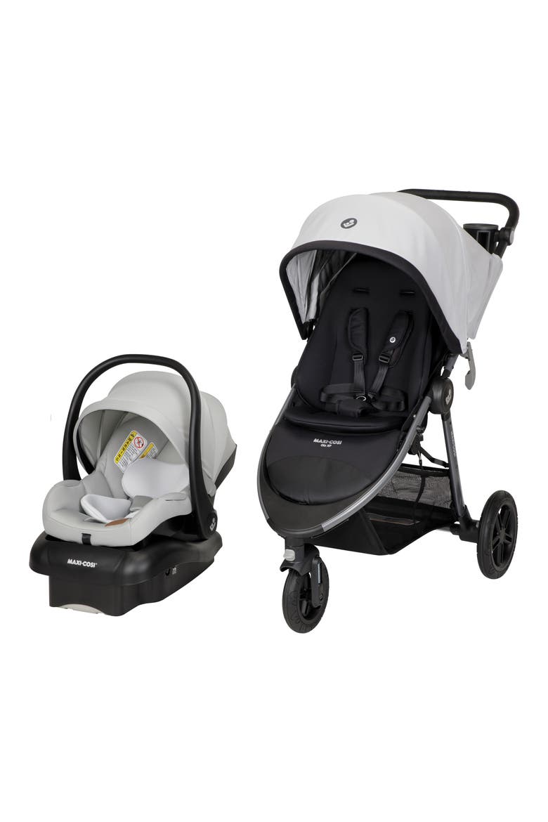 Gia XP Luxe 3-Wheel Stroller & Mico Luxe Infant Car Seat Travel System, Main, color, MIDNIGHT MOON