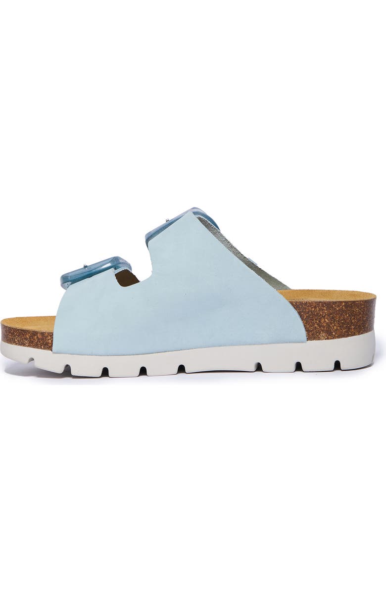 Plakton Calla Slide Sandal, Alternate, color, Celeste