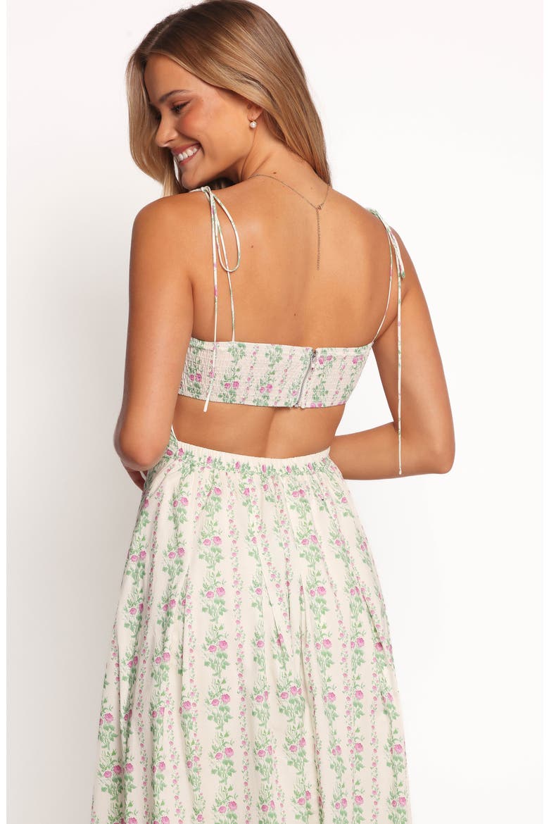 Emory Floral Sleeveless Maxi Sundress, Alternate, color, CREAM