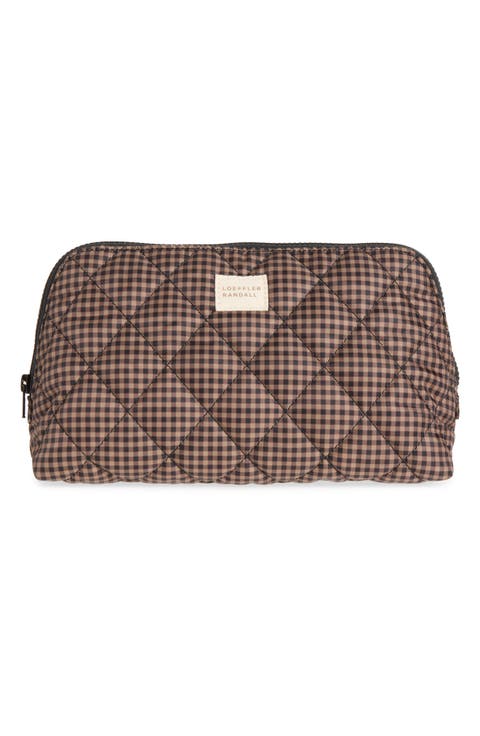 Frances Quilted Nylon Pouch