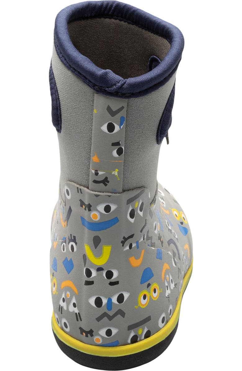Bogs Kids' Print Waterproof Rain Boot, Alternate, color,